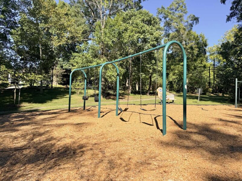 Fisher park Greensboro NC swing playground for kids