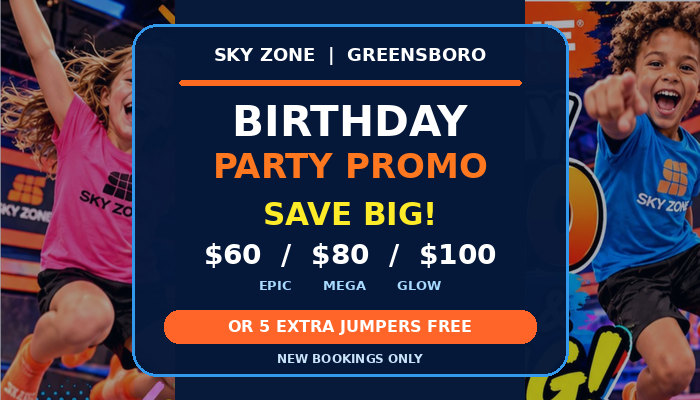Sky Zone Birthday Party Promo FE Cover